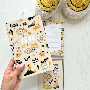 WESH Notebook - Notebook for Teens - Cool and Original Stationery for Young People - Trendy Notebook for Teens - Stylish Stationery