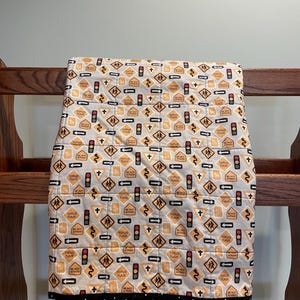 Catholic Baby Blanket: Totus Tuus Print, John Paul II Gift