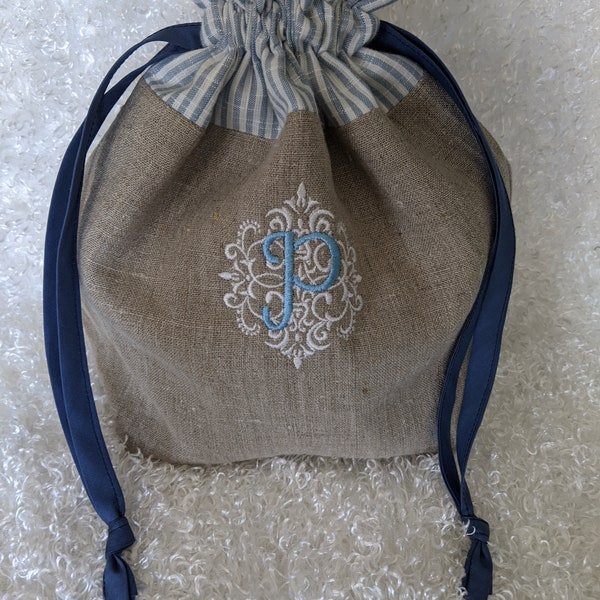 Project Bag | Knitting Bag | Drawstring Bag | Gift Bag | Drawstring All-Purpose Bag