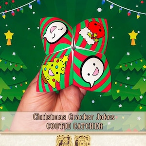 Adivino navideño imprimible: Chistes de galletas y el cazador de piojos (descarga digital)
