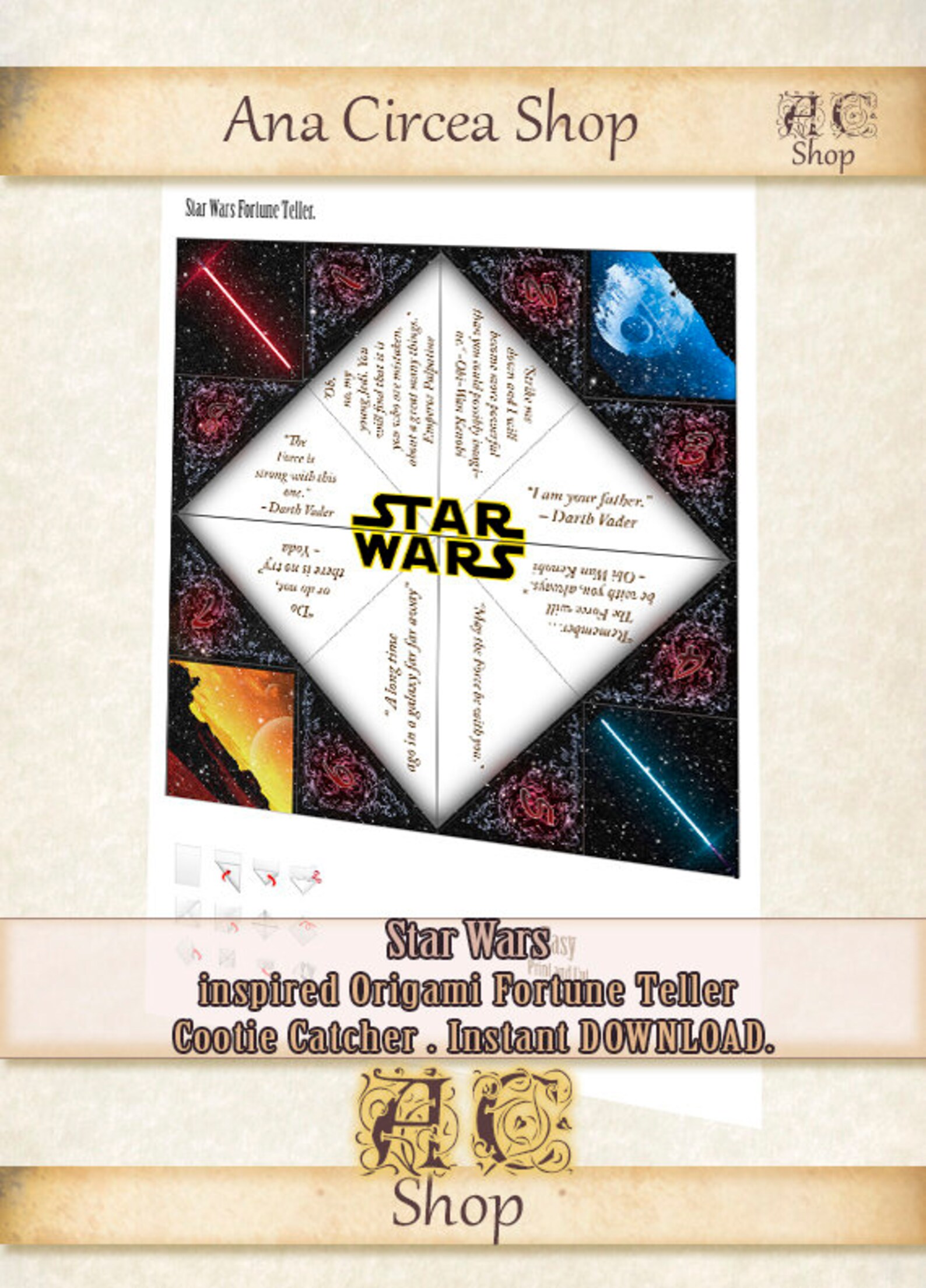 Star Wars Movie Inspired Origami Fortune Teller Cootie Etsy star-wars-movie-inspired-origami-fortune-teller-cootie-etsy