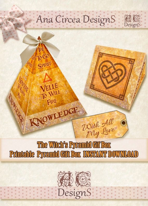 The Witchs Pyramid Gif Box . Printable. Prompt electronic Obtain. Do-it-yourself . Chirstmas. Yule . Choose. papercraft. Label. wicca. Magic. Solstice photograph about Printable Pyramid titled The Witchs Pyramid Gif Box . Printable. Prompt electronic Obtain. Do it yourself . Chirstmas. Yule . Choose. papercraft. Label. wicca. Magic. Solstice