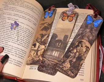 Gothic Bookmarks, Dark Romantic Style (Digital Download)