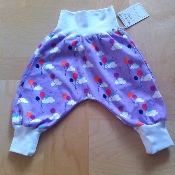 Baby Pumphose aus Jersey "Luftballons" Gr. 62-104