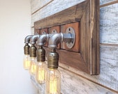 Bathroom VANITY Light Fixtures, Rustic Bathroom Vanity, Bathroom Lighting, Farmhouse Bathroom Wall Lights, Handmade, Farmhouse Vanity LIGHT