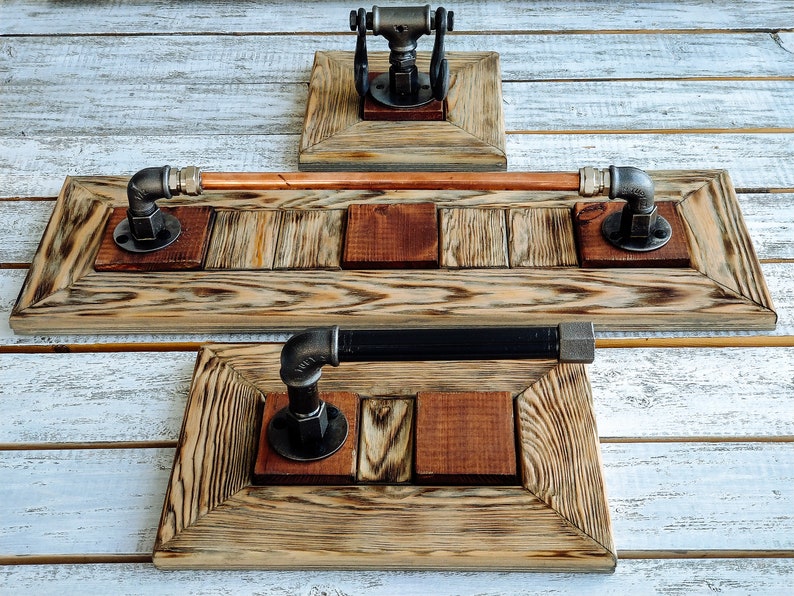 Bathroom Set Towel Rod Toilet Paper Holder Towel Rack Etsy