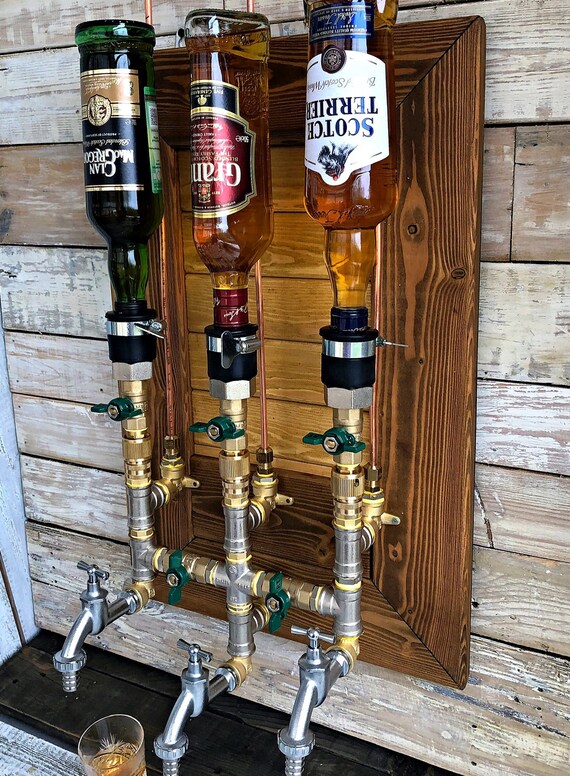 Liquor Alcohol Whiskey Wood Brass Dispenser Decanter Jack Daniels Fathers Day Gift - Diy Liquor Dispenser Wood Liquor Alcohol Whiskey Wood Brass Dispenser Decanter Jack Daniels Fathers Day Gift - Diy Liquor Dispenser Wood