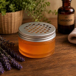 Tarro absorbente de aromas en gel natural con aceites esenciales