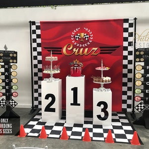 Cars Backdrop, Cars Party Decorations, Race Cars Party Banner, Backdrop, Checkers Backdrop, Race Cars Birthday backdrop, DIGITAL