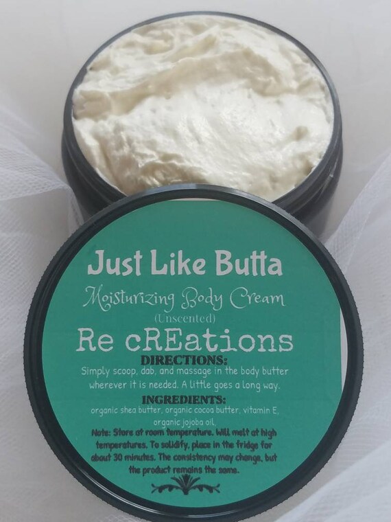 natural body butter cream