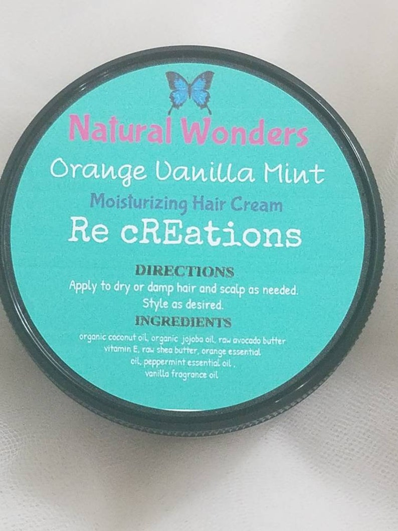 Natural Hair Buttershea Butter Hair Cream 4a Natural Hair Etsy