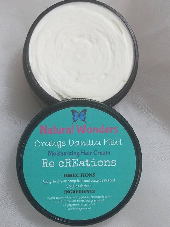 Natural Hair Buttershea Butter Hair Cream 4a Natural Hair Etsy
