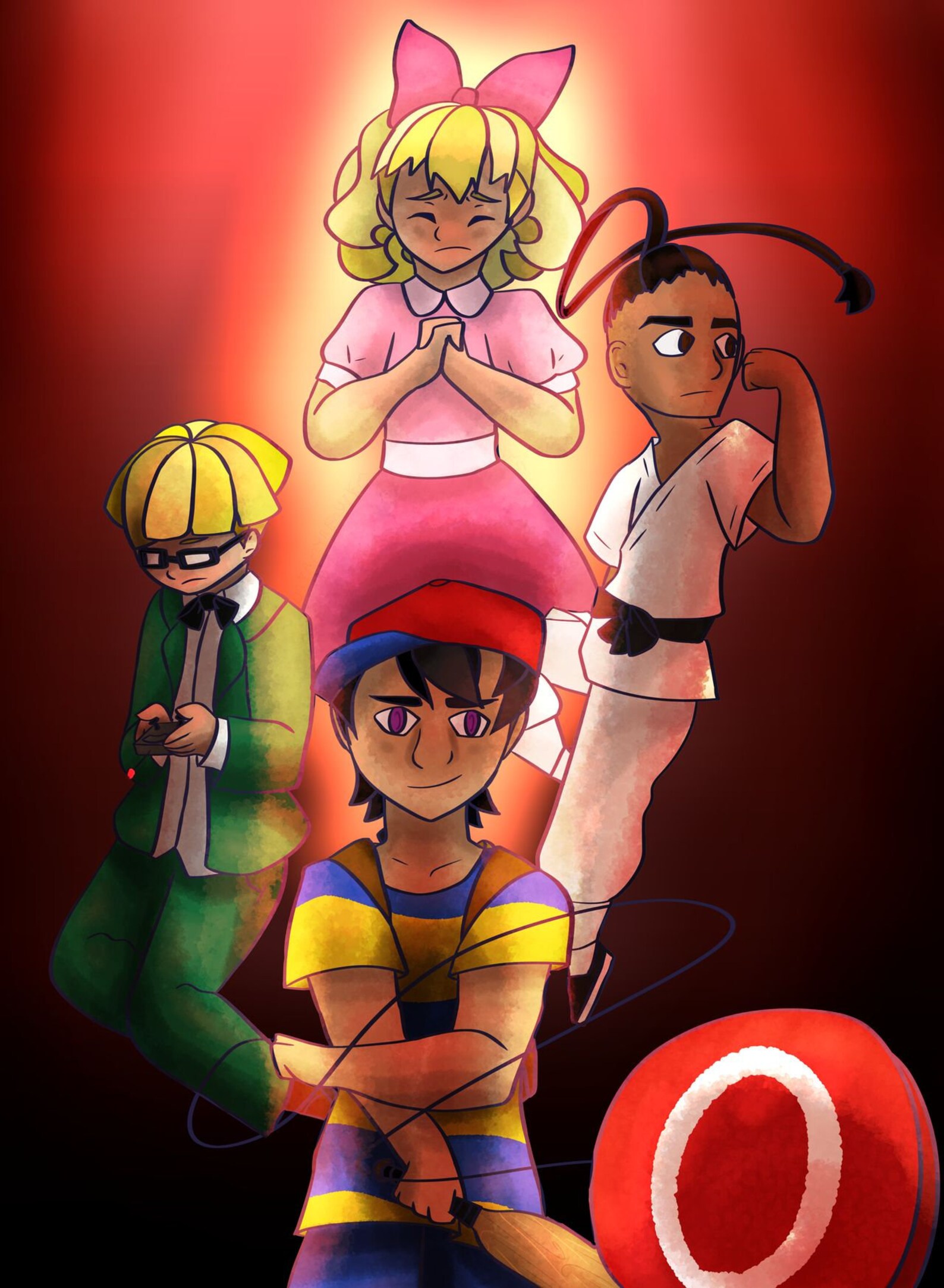 Pray Earthbound Print Etsy