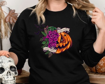 Sorta Sweet Sorta Spooky | Fall Sweatshirt | Halloween Sweatshirt | Spooky Season Sweatshirt