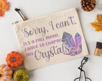 Charge Crystals | Canvas Pouch