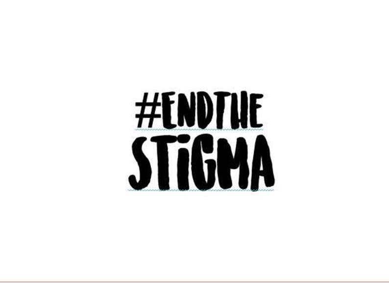 Suicide Prevention Mental Health Spoonie Suicide Survivor End the Stigma #ENDTHESTIGMA 4-6 Vinyl Decal
