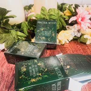 Zauberspruch Deck | Tägliche Mantras | Zauberbuch | Zauber Kit | Beginning Witch Zauber Kits