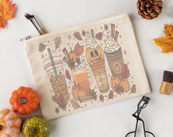 Fall Drinks | Canvas Pouch