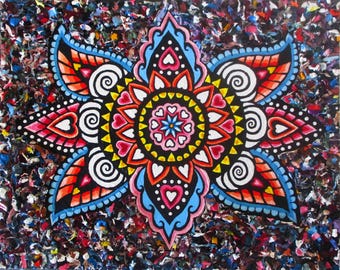 mandala dipinto originale