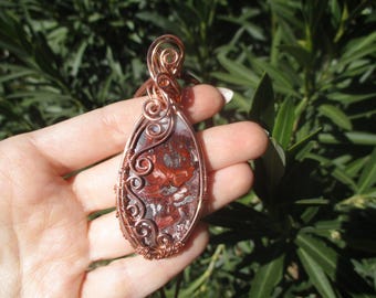 collana di agata in pizzo pazzo