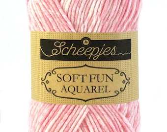 Scheepjes Softfun Aquarel- cotton yarn - Acrylic yarn