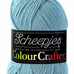 N. 1 - Scheepjes Colour Crafter - Filato acrilico premium al 100% - Filato amigurumi - Filato pronto per la spedizione - Filato Mandala