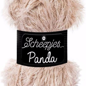 Scheepjes Panda - Fur yarn - Ready to ship - Crochet yarn - Knitting yarn