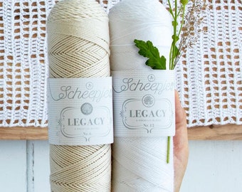 Scheepjes Legacy - 100% Premium Blend Mercerised Cotton - Premium Blend Cotton Yarn