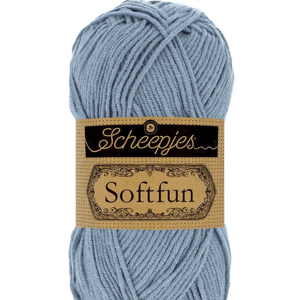 No. 2 - Scheepjes Softfun - cotton yarn - Acrylic yarn