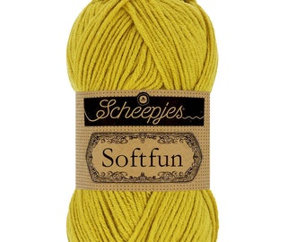 No. 1 - Scheepjes Softfun - cotton yarn - Acrylic yarn