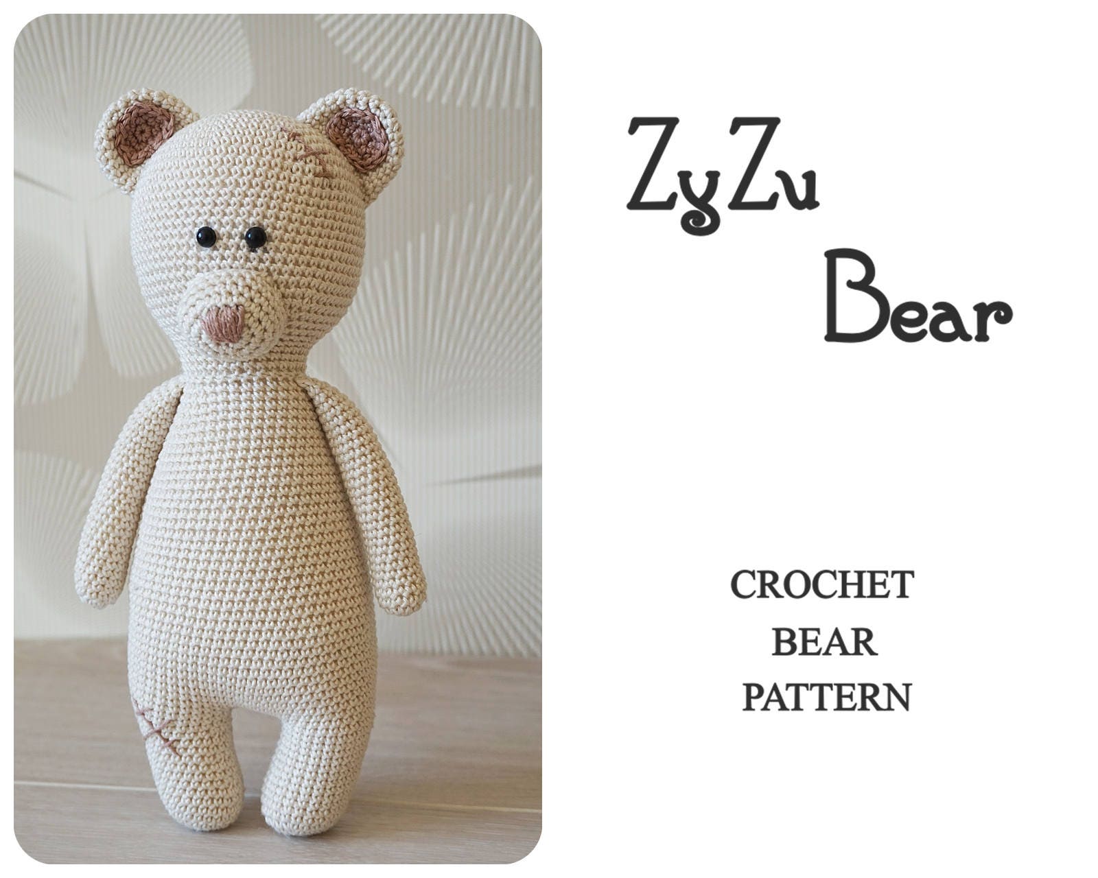 Baby Bear of Furry Tales: free crochet pattern