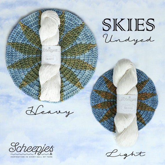 hierarki manifestation mad Scheepjes Skies Heavy Premium Blend Cotton Knitting Yarn - Etsy