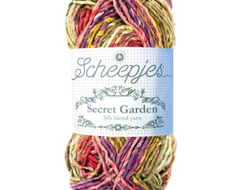 Scheepjes Secret Garden - Crochet yarn - Knitting yarn - yarn with silk