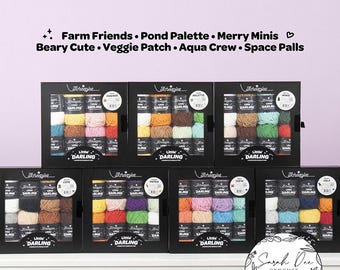 Scheepjes Little Darling colour pack - Colour Packs with 8 x 25 g skeins -  Scheepjes Little Darling Set - Amigurumi yarn