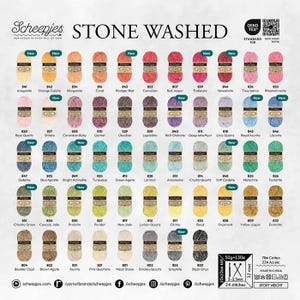 Scheepjes Stone Washed - Crochet yarn - Knitting yarn image 2