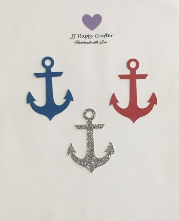 Paper Anchor Anchor Party Decorations Nautical Party Etsy