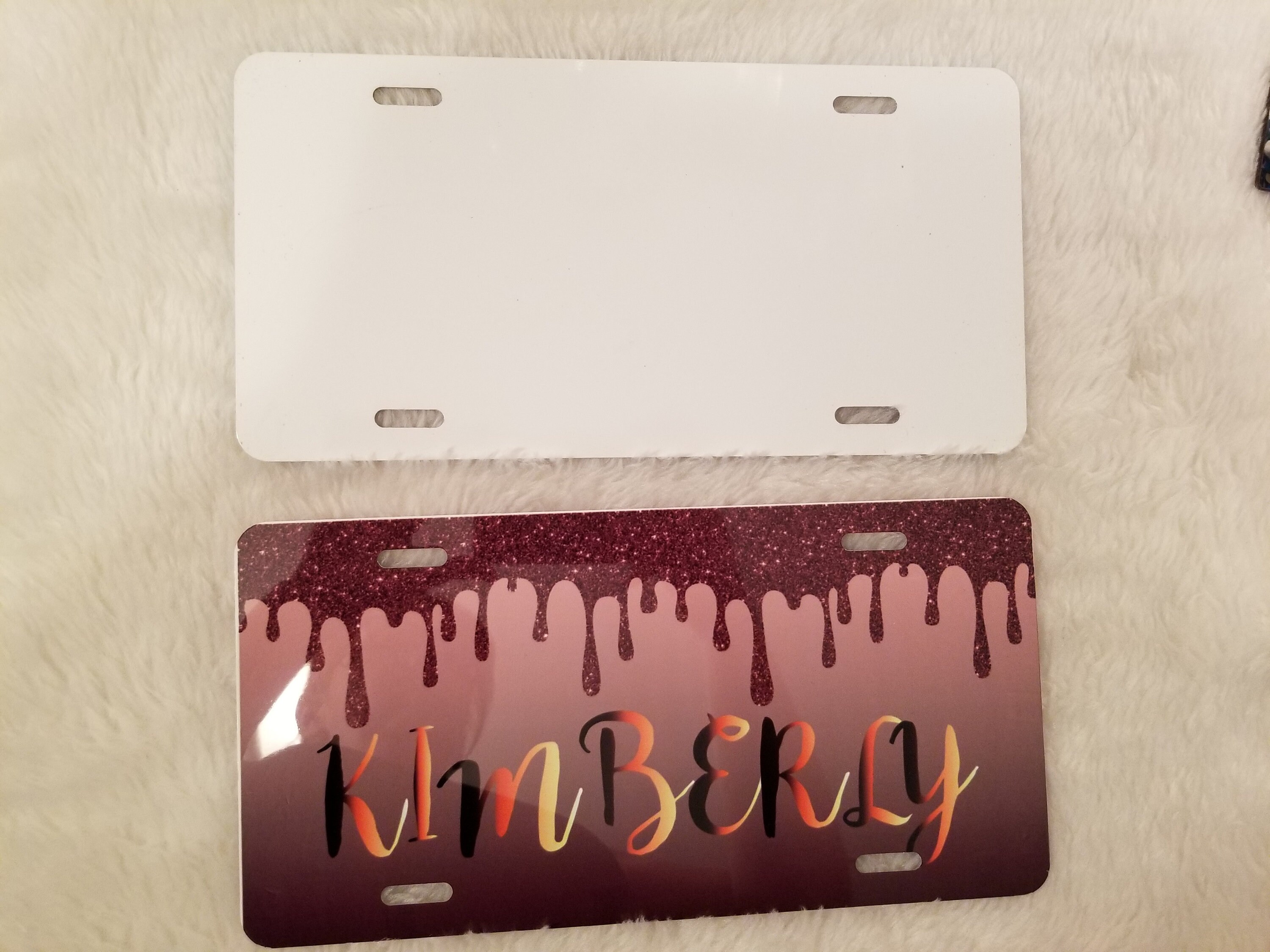 Custom License Plate Etsy