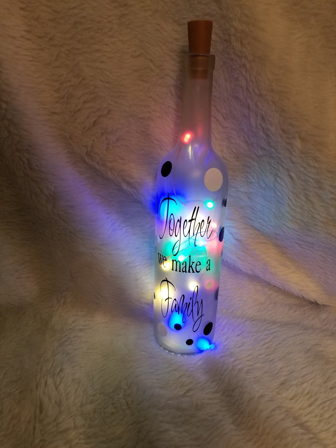 Lighted Decorative Wine Bottles Only 1 Bottle Etsy Canada