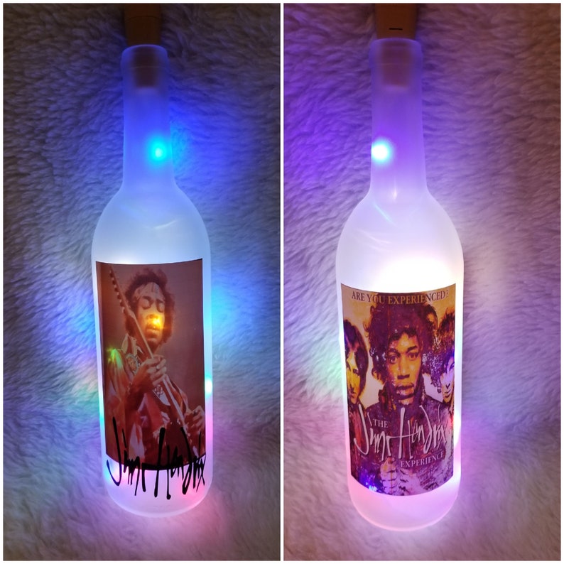 Lighted decorative wine bottles only 1 bottle