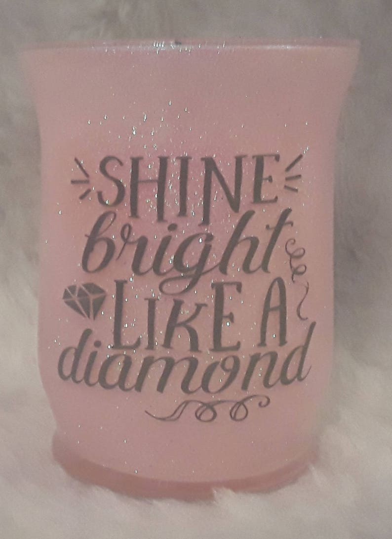 Glitter makeup brush holders with sayings Etsy