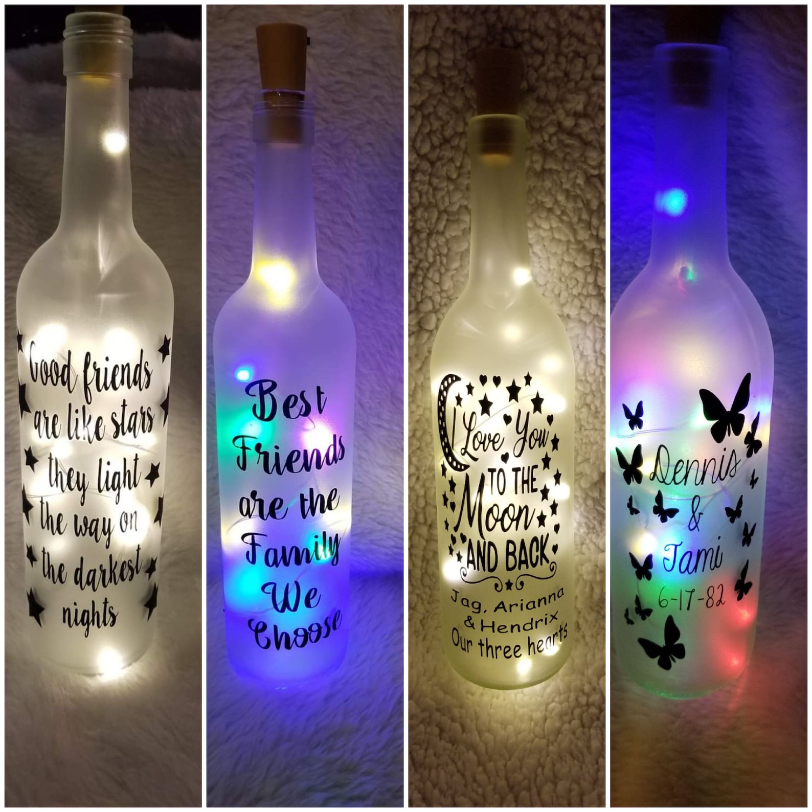 Lighted Decorative Wine Bottles Only 1 Bottle Etsy