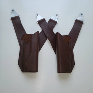 Leather holster for Westar 35 blaster - katan cosplay bo costume