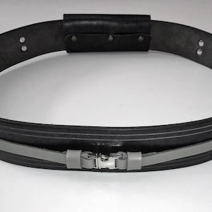 Gray jedi belt for lightsaber - gray order jedi costume belt