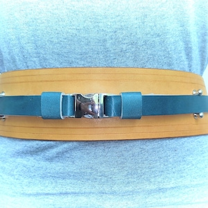 Custom leather jedi belt for lightsaber - high republic cosplay costume