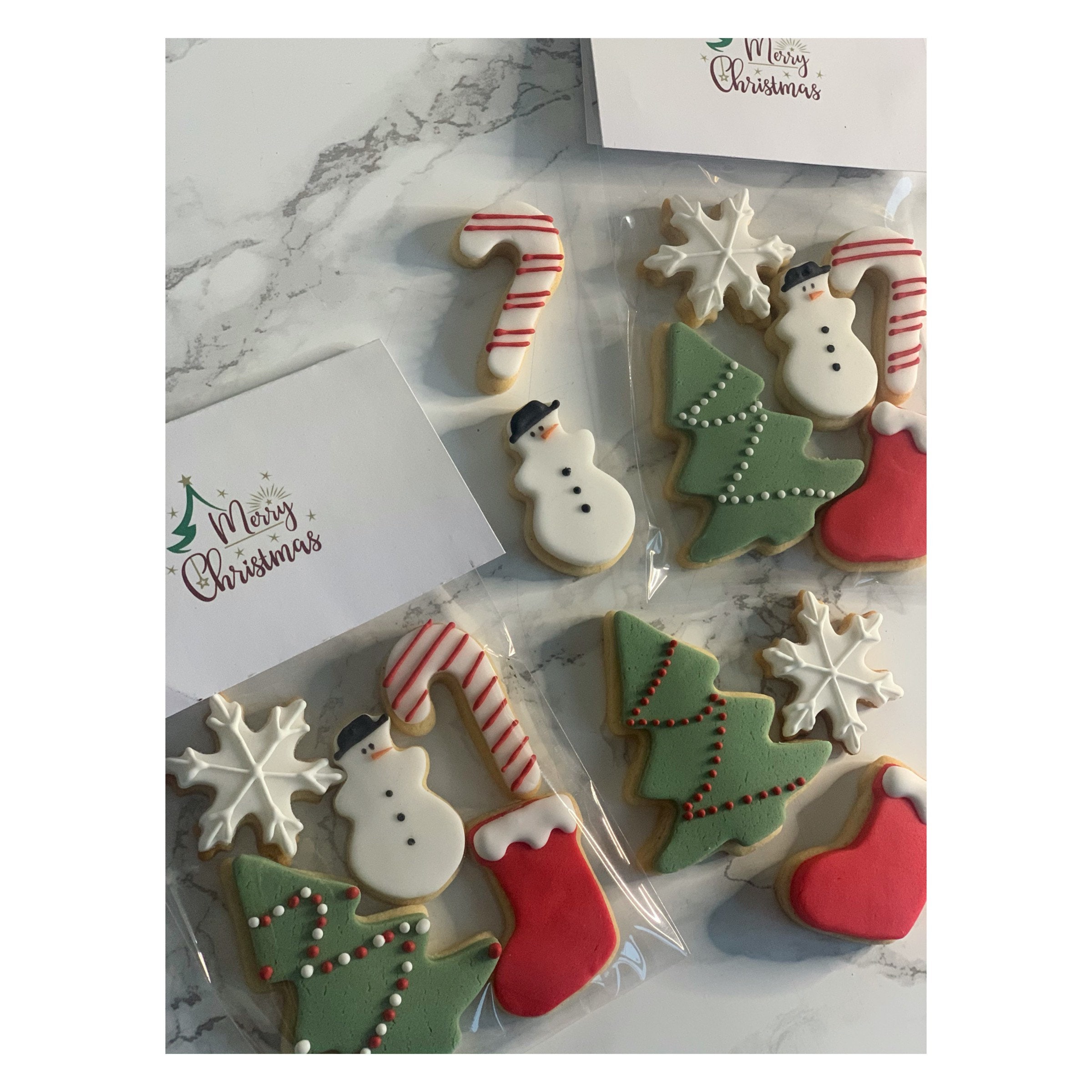 Christmas Cookie Set X5 Gift Secret Santa Stocking Filler - Etsy UK