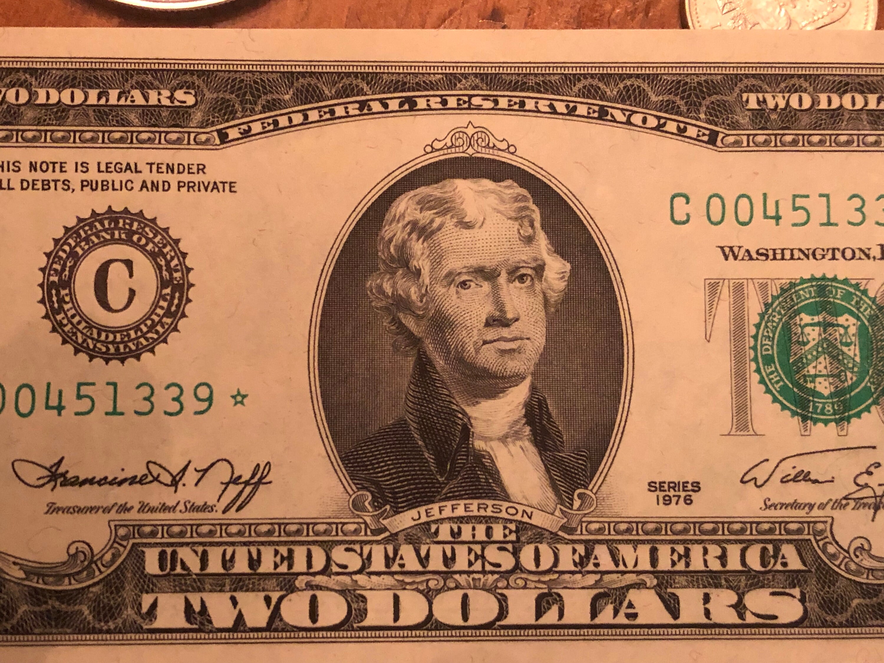 Dollar Bill Green. 90 долл