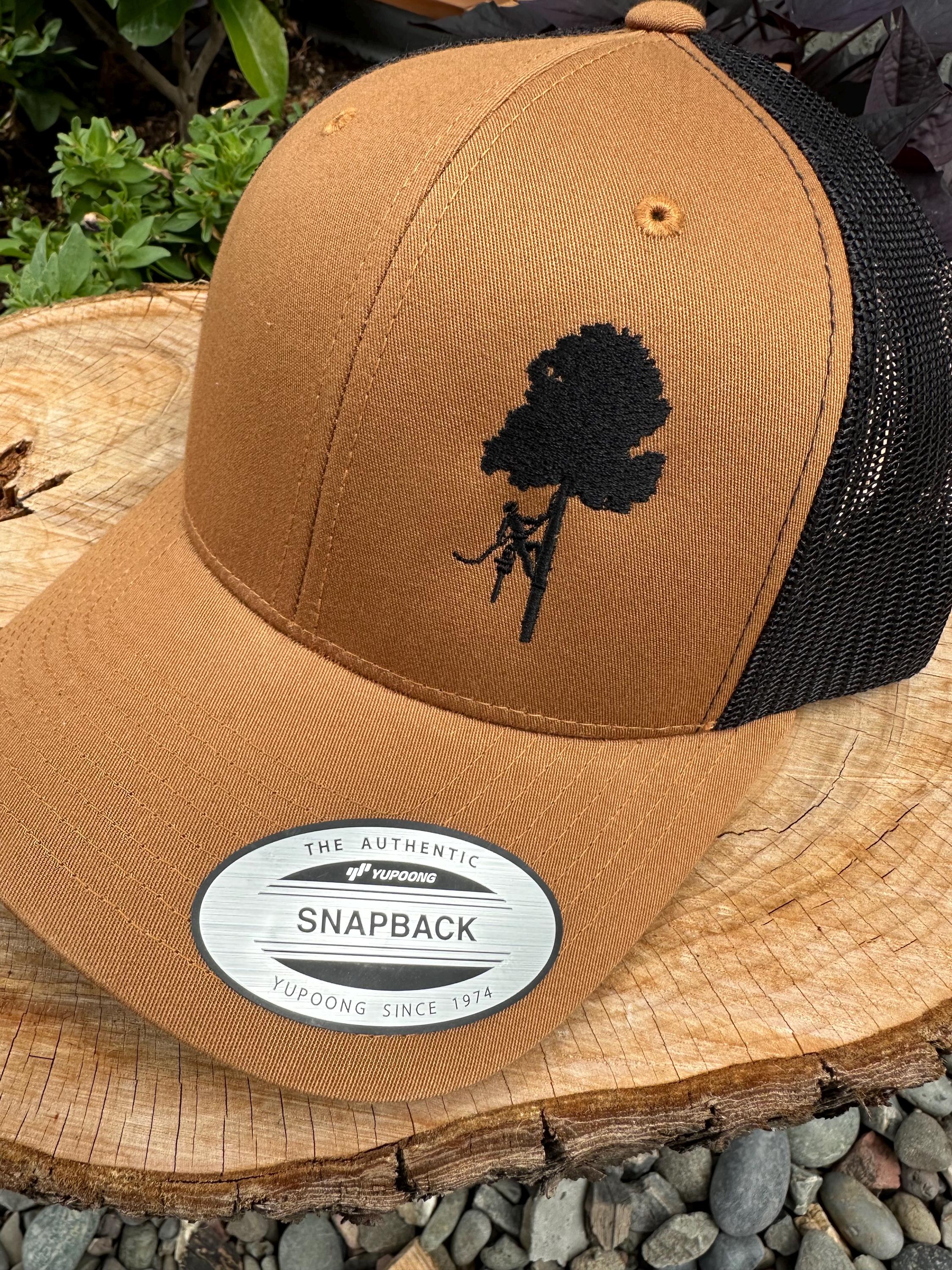 Tree Trunk Hat Tree Guy Snapback Hat - Arborist Tree Trimmer Cap - Etsy