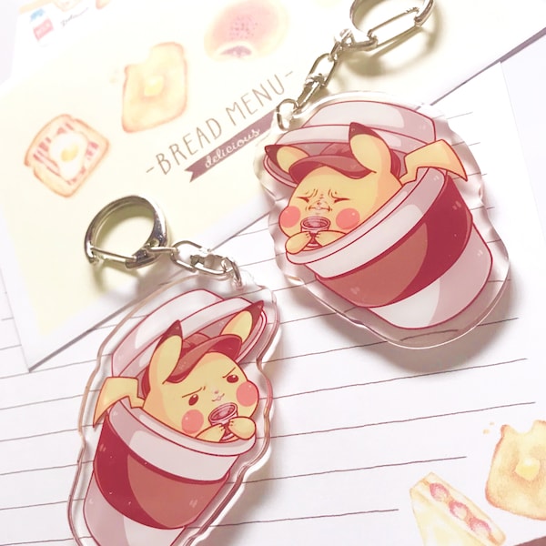 Detective Pikachu Keychain