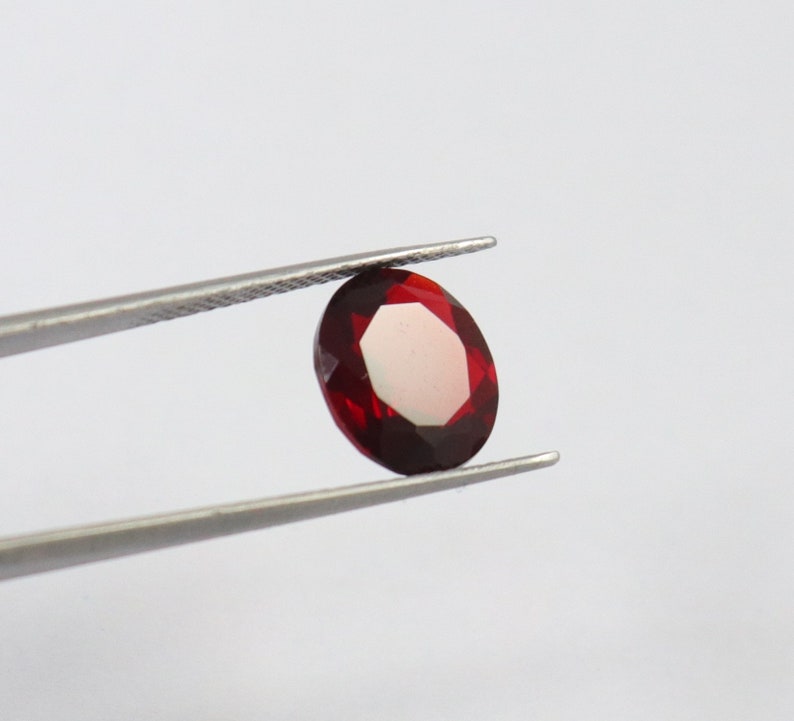7X5 mm and 12X10 mm Garnet Oval Shape Normal Cut Jewelry Making Loose Gemstone Garnet Hydro Gemstone Quartz Gemstone Garnet Normal Cut
