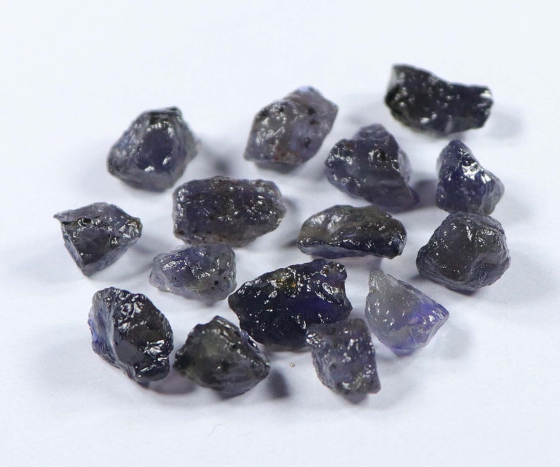 12X8 mm Rough Loose Rough Iolite Rough Making Gemstone Loose Rough Making Loose Gemstone Iolite Gemstone Rough Iolite Rough 15 Pcs Approx